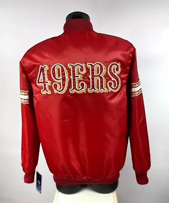 49ERS Jacket San Francisco Traditional STARTER Snap Down  2X • $117.99