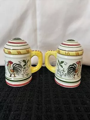 Ucagco China Vintage Ceramic Rooster  Salt And Pepper Shakers • $7.99