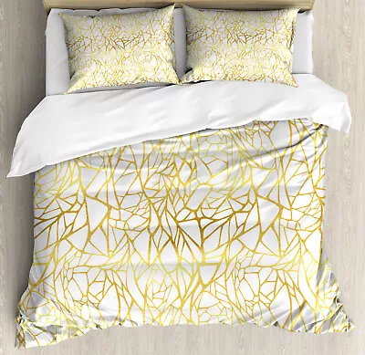 Contemporary Duvet Cover Set With Pillow Shams Abstract Exotic Print • $89.99