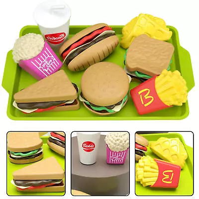 Elitao Pretend Play Fast Food Set Play Food For Kids Kitchen - Play Kitchen A... • $10