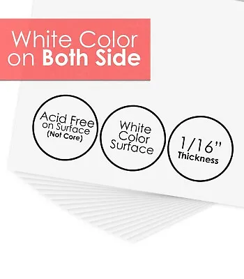 Pack Of 20 20x24 Backing Board Backings Photo Frame Mat Backing White • $47.99