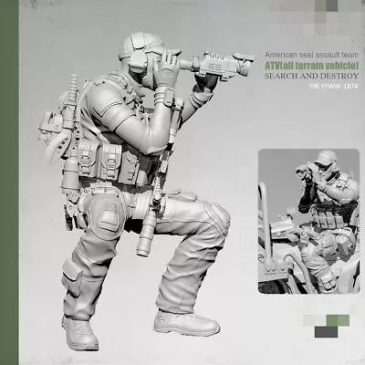 1:35 Resin Figure Model Kit US Sniper Observer Unassembled Unpainted • $17.96