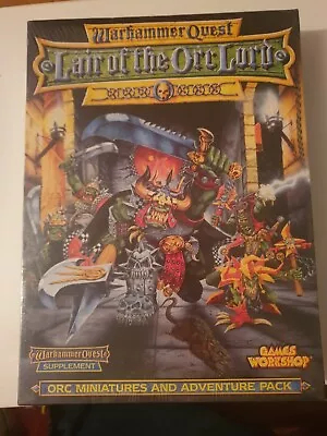 Warhammer Quest Lair Of The Orc Lord. Unopened Original Shrinkwrap • £500