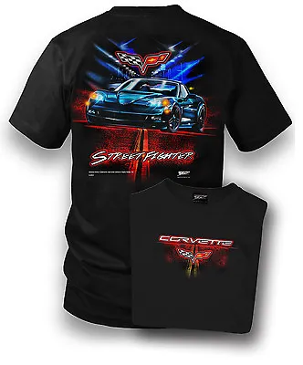 Wicked Metal Men's Corvette C6 Street Fighter Shirt • $24.99