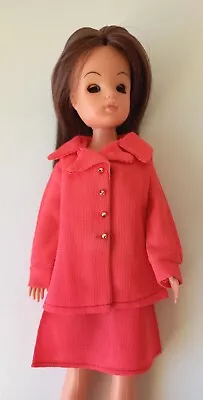 Lovely 70s Sindy Tammy Clone Doll Coral Pink Skirtsuit. No Doll. • £7.99