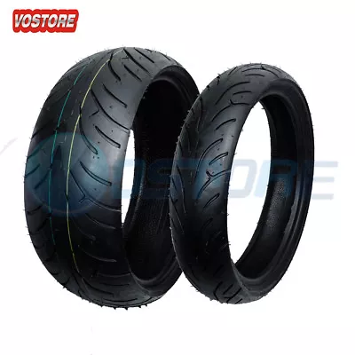 Front+Rear Motorcycle Tires Set 120/70-17 & 190/50-17 For Honda Suzuki Kawasaki • $150