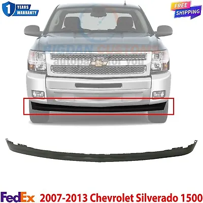 Front Lower Valance Deflector Extension Textured For 07-13 Chevy Silverado 1500 • $42.30