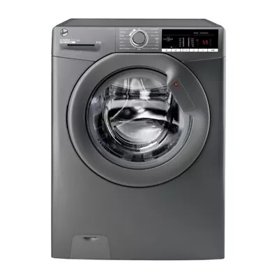 Hoover D Rated 8kg 1500 Spin Washing Machine In Graphite - H3W58TGGE • £289.99