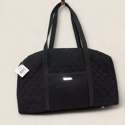 Vera Bradley Large Duffle Bag In Classic Black NWT • $60