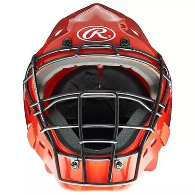 Rawlings Youth Catchers Helmet Hockey Style Red Baseball/Softball • $107