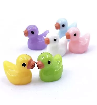 25 Pieces Mini Rubber Ducks Miniature Resin Ducks Baby NuRse Tiny  Duckies • $6.50