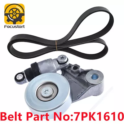 Drive Fan Belt +Tensioner Assembly For Nissan Patrol GU 3.0L Navara D22 01-07 AU • $49.79