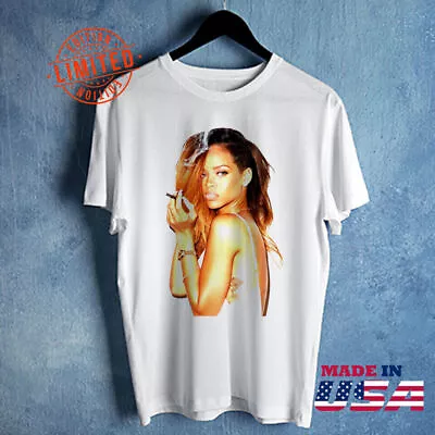 New Rare Rihanna Shirt Music Black T-Shirt • $9.99