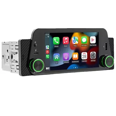 1Din Stereo Radio Car MP5 Player Bluetooth Handsfree Mirrorlink Wireless Carplay • $83.89