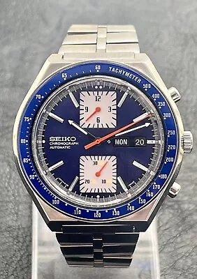 Seiko Kakume Vintage 6138-0030 Automatic Chronograph Men's Watch • $1250