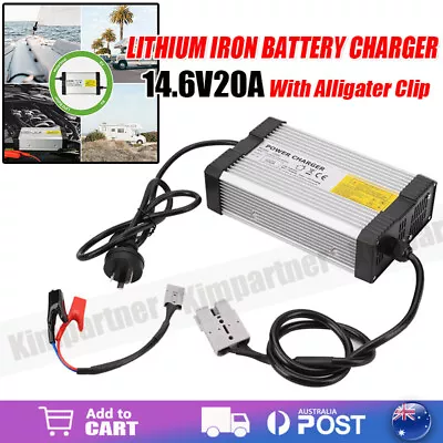 Lithium AC/DC 12V 10A/20A/30A/40A Battery Charger For Lithium Iron LiFePO4  • $69.99