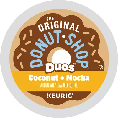 The Original Donut Shop Duos Coconut + Mocha Keurig K-Cups Medium Roast 24ct • $13.99