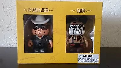 DISNEY VINYLMATION 3  Combo LONE RANGER + TONTO SET Of 2 NEW IN BOX NIB • $12