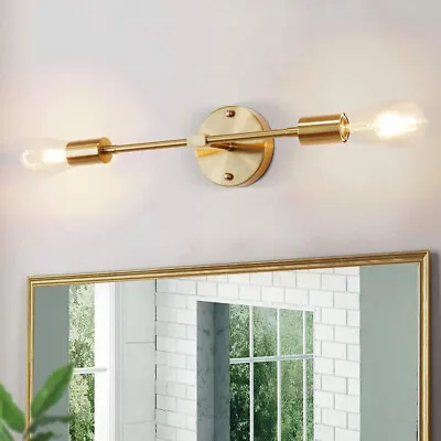 Double Head Bathroom Wall Light Toilet Front Mirror Vanity Lamp Sconce Fixture • $31.86