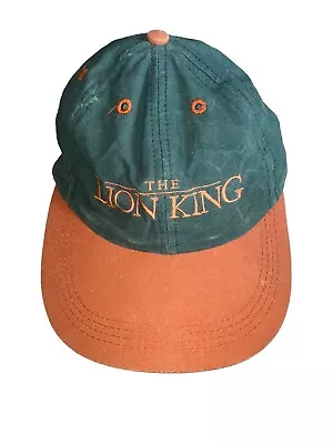 VTG The Lion King Movie Promo Hat Adjustable Strap Sportcap King Of The Jungle • $15