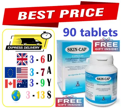 SKIN CAP 90 Tablets- Psoriasis Seborrhea Dermatitis Eczema Itching • $58.99