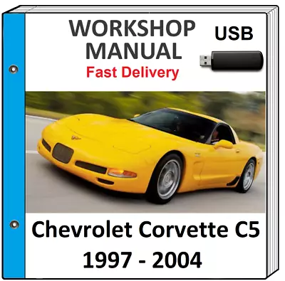 Chevrolet Corvette C5 1997 1998 1999 2000 2001 Service Repair Workshop Manual Us • $13.99