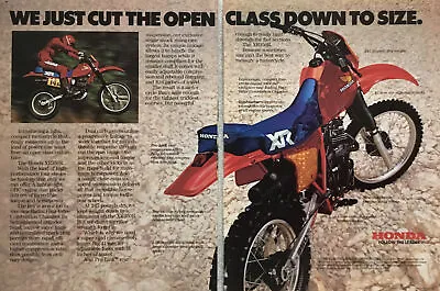 1983 HONDA XR350R XR-350 R 2 Page Motorcycle PRINT AD Dirt Bike Motocross • $7.99