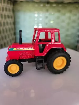 Tractor Diecast Red Farm Tractor Toy Pull Back And Go • $14.95