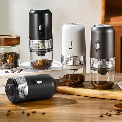 Electric Coffee Grinder With USB Mini Conical Burr Mill Useful Cordless For Home • $26.09