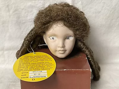 Kemper Doll Wig 8-9 Diana Light Brown Ringlets Hair Full Cap Cute Girl Long #85 • $5