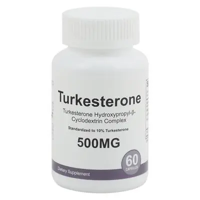 Turkesterone Muscle Building Supplement - 500mg Capsules Boost Immunity  • $11.19