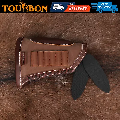 Tourbon Shooting Recoil Pad Gun Cheek Riser Rifle Ammo Carrier Buttstock Cover • $63.79