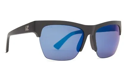 VonZipper Formula Sunglasses (Black Satin / Wildlife Grey Blue Chrome Polarized) • $190