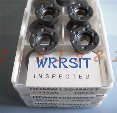 10PCS NEW- WRRSIT Milling Insert RDMW1204MOT CY1605 • $59.80