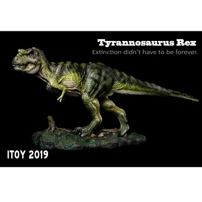 ITOY Studio Tyrannosaurus Statue T Rex (green) Dinosaur Model BNIB • $94.71