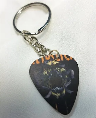 Metallica Screaming Skull Logo Guitar Pick Keychain • $5