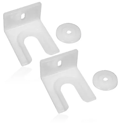 UNIVERSAL Integrated Fridge/Freezer Door Clip Fixing Bracket Built-in X 2 • £11.19