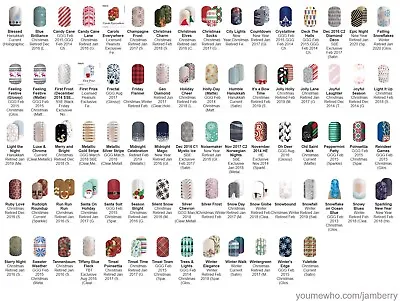 Jamberry Winter Christmas Hanukkah Nail Wraps - Half Sheets - FREE SHIP! • $3.25