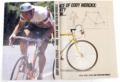 Eddy Merckx Bicycle Catalog 1984 Professional Molteni Faema NOS  • $67.50