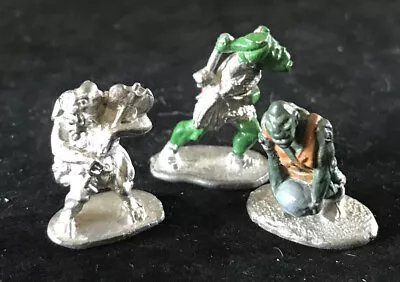 Vintage Ral Partha Pre Slotta Half Orcs Metal Miniatures Lot Of 3 RARE • £8.99