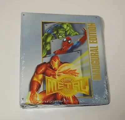 Collectible Marvel Metal 1995 Inaugural Edition Binder - Mint - Factory Sealed. • $275