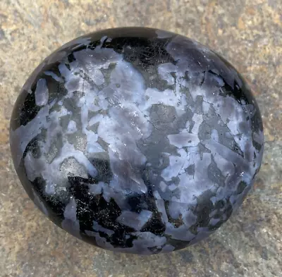 Mystic Merlinite Indigo Gabbro Palm Stone Intuition Magic 29349E • $10.99