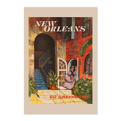 New Orleans Vintage Style 1960s Travel Poster - Classic Art Print Reproduction • $18.69