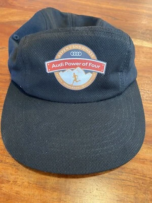 $20 • Buy AUDI Power Of Four Runner Hat / Cap  Adjustable Black Aspen Snowmass