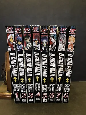 D.Gray-Man Series English Manga Set Book Lot Of First Prints Vol. 1-8 • $75.95