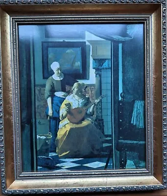 Vermeer Vintage Framed Print Ready To Hang • £26