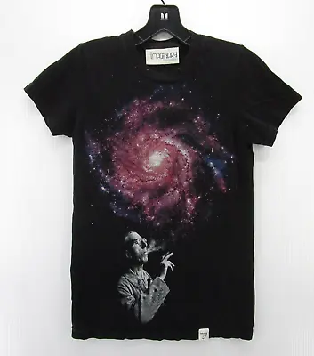 Imaginary Foundation Shirt Women Medium Black Carl Sagan Galaxy Space Pullover • £18.04