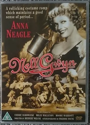 NELL GWYN (1934) (Rare UK DVD Anna Neagle Cedric Hardwicke Reg Free) • £3.50