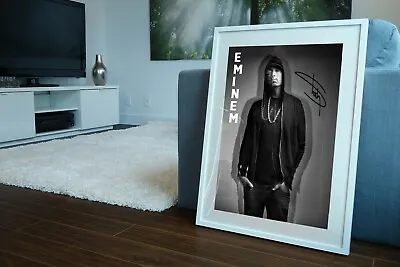 Eminem Autographed High Quality Poster Print. Great Gift/ Memorabilia • $71.55