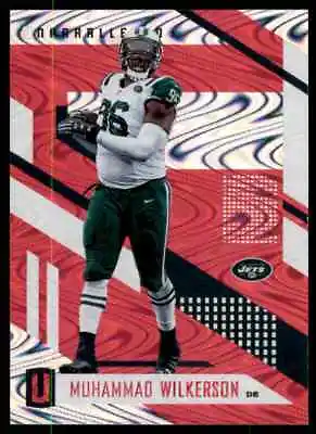 2017 Unparalleled Pink Swirlorama Muhammad Wilkerson New York Jets #22 Parallel • $2.99
